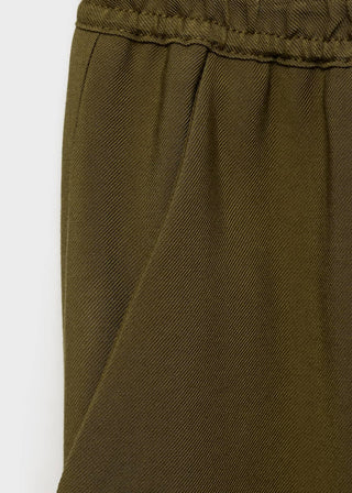 Pantalón Crop con Cintura Elástica