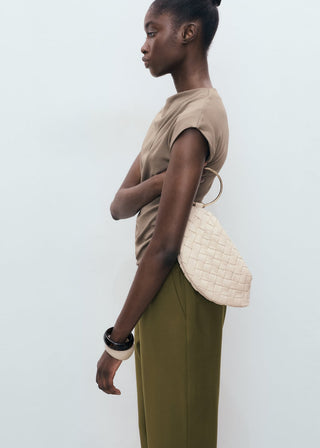 Pantalón Crop con Cintura Elástica