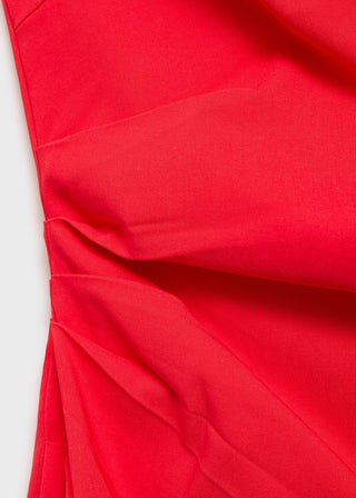 Vestido Corto Cuello Asimétrico