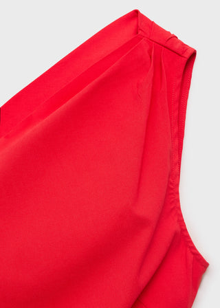 Vestido Corto Cuello Asimétrico