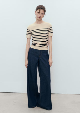 Camiseta Manga Corta de Punto