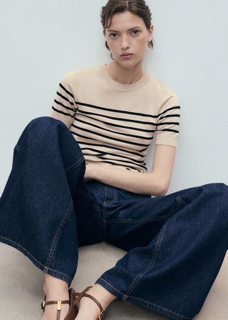 Camiseta Manga Corta de Punto