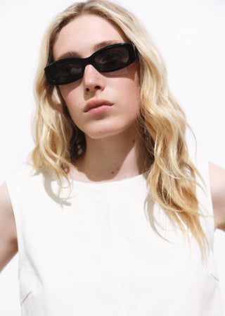 Blusa Crop Denim con Hebilla