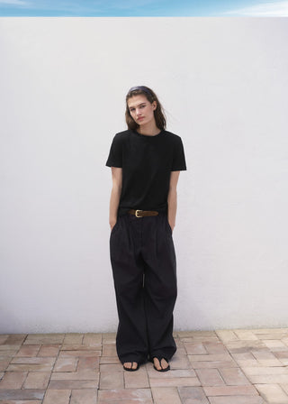 Camiseta Manga Corta de Algodón