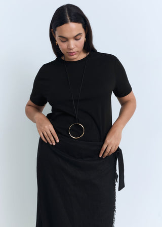 Camiseta Manga Corta de Algodón