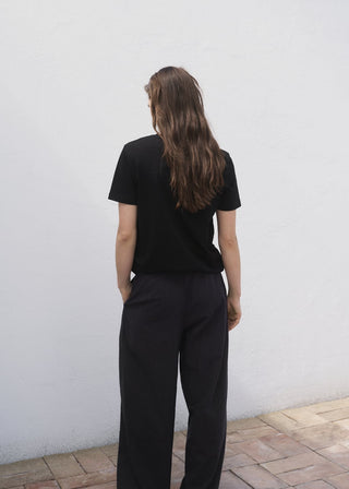 Camiseta Manga Corta de Algodón