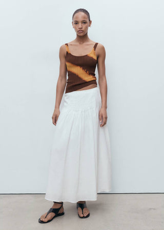 Camiseta de Punto con Estampado Tie Dye