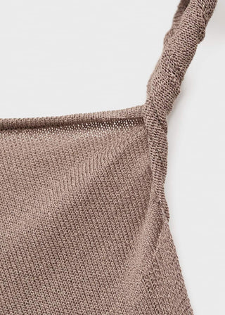 Blusa de Tirantes con Detalle Asimétrico