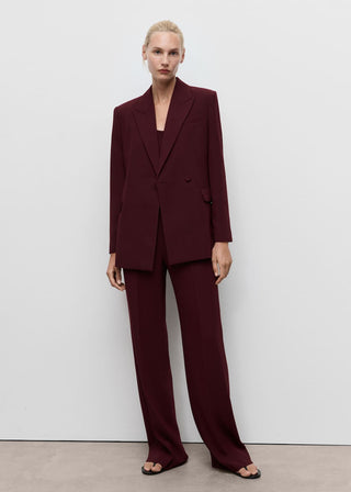 Blazer de Traje Cruzado.