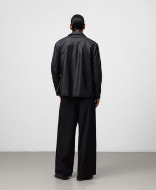 Chaqueta Oversize Efecto Piel