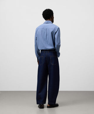 Jeans Barrel con Bolsillos Delanteros