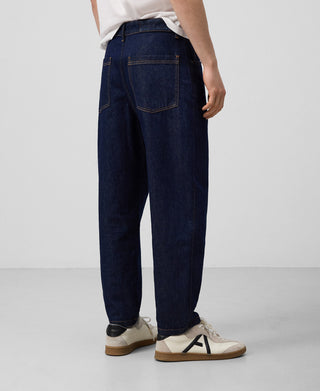 Jeans Holgados con Pespuntes en Contraste