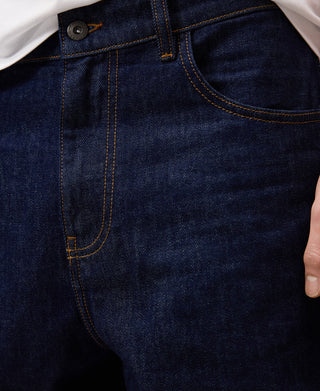 Jeans Holgados con Pespuntes en Contraste