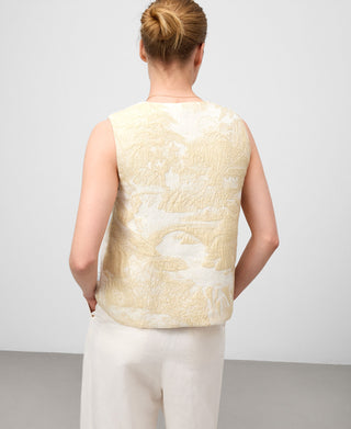 Chaleco Cruzado con Estampado
