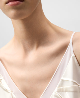 Blusa de Tirantes con Tejido Efecto Arrugado