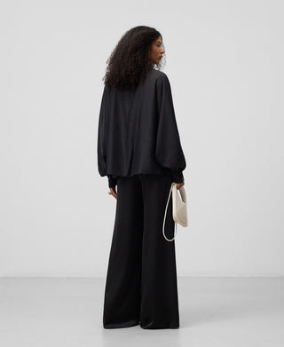 Camisa Manga Larga Semitransparente