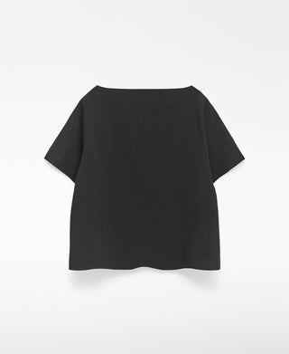 Blusa Manga Larga con Tejido Rayas