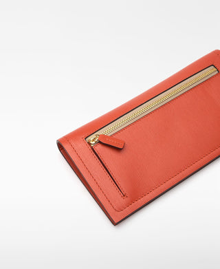 Billetera Grande de Piel con Logo Grabado