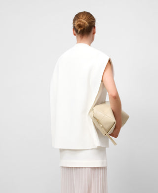 Chaleco de Punto con Piezas Laterales.