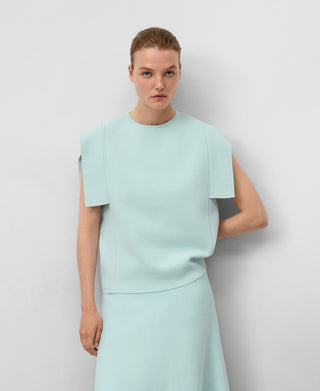 Sudadera de Punto con Piezas Laterales.