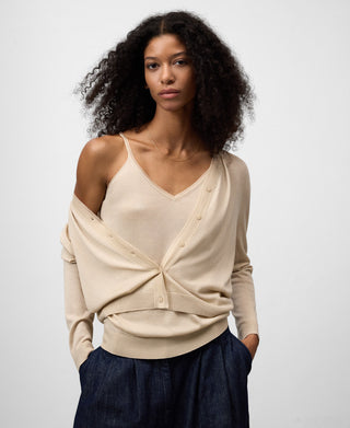 Blusa Semitransparente de Punto