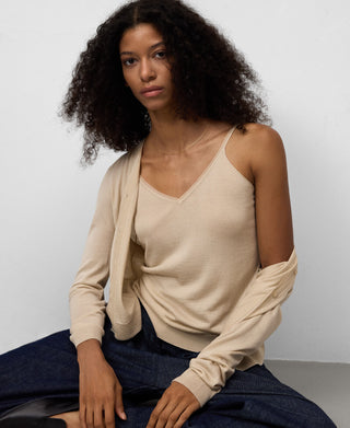Blusa Semitransparente de Punto