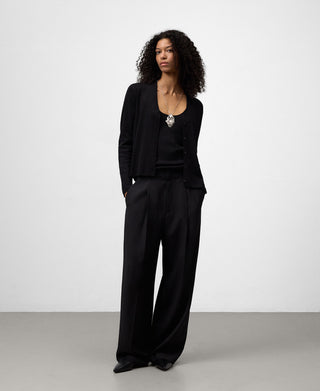 Camiseta de Tirantes con Tejido Metalizado