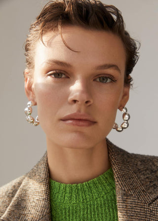 Aretes con Detalle en Relieve