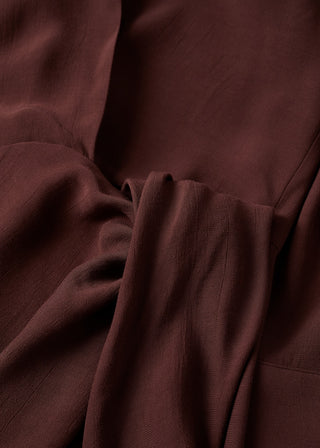 Vestido Camisero con Detalle Drapeado