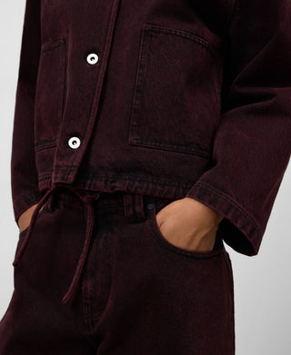 Jeans Tobillero con Pinzas Delanteras