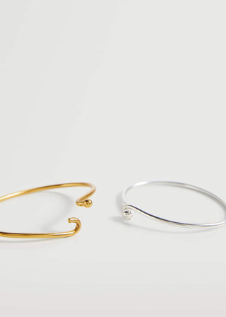 Set de 2 Pulseras con Detalle de Nudo