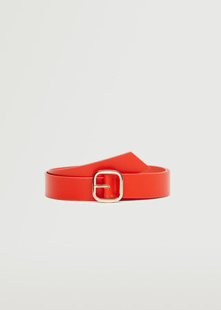 Cinturón Delgado con Hebilla Cuadrada