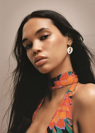 Aretes con Diseño de Concha