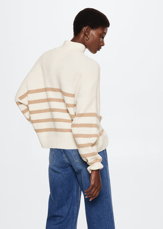 Sudadera Cuello Perkins con Cremallera