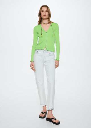 Cárdigan de Punto con Botones