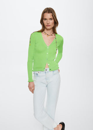 Cárdigan de Punto con Botones