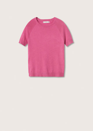 Camiseta Manga Corta con Canalé