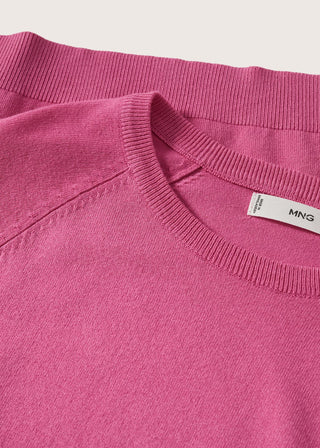 Camiseta Manga Corta con Canalé