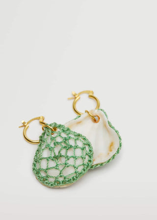 Aretes Largos de Concha