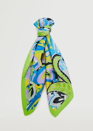 Pañuelo con Estampado Paisley