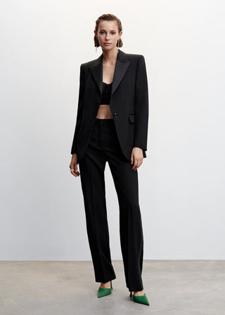 Pantalón Recto con Bolsillos