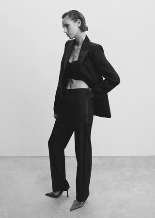 Pantalón Recto con Bolsillos