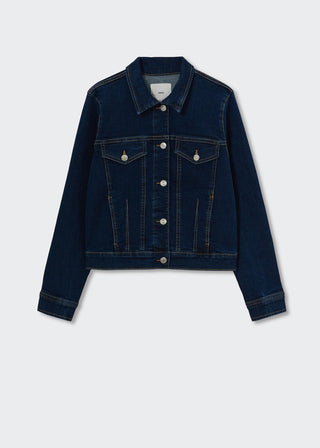 Chaqueta Denim con Detalle de Botones