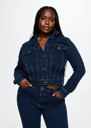 Chaqueta Denim con Detalle de Botones