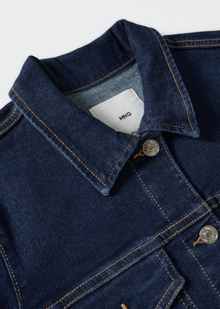 Chaqueta Denim con Detalle de Botones