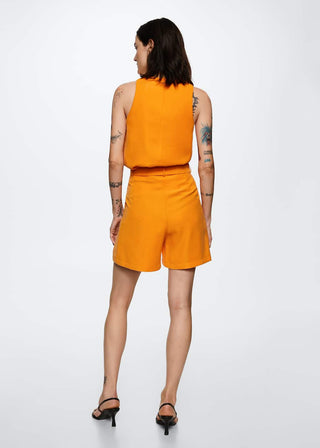 Short Talle Alto con Detalle de Pinzas