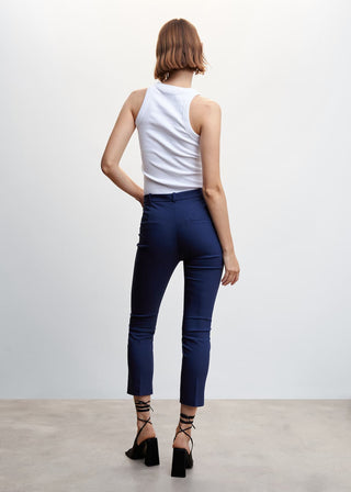 Jeans Skinny Talle Medio con Bolsillos