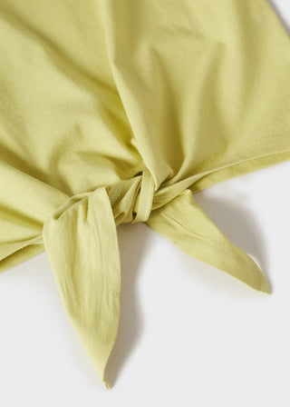 Camiseta Manga Corta con Detalle de Nudo