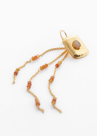 Aretes Largos con Detalle Abalorios