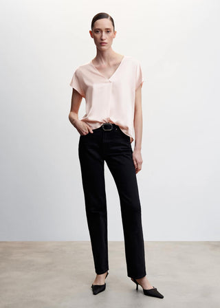 Camiseta Manga Corta Satinada